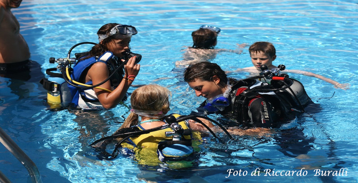 Children Diving on Elba Isand