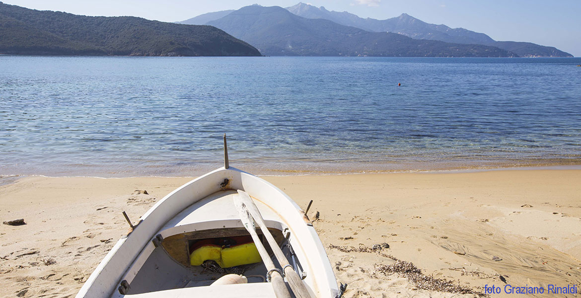 Forno beach on Elba island