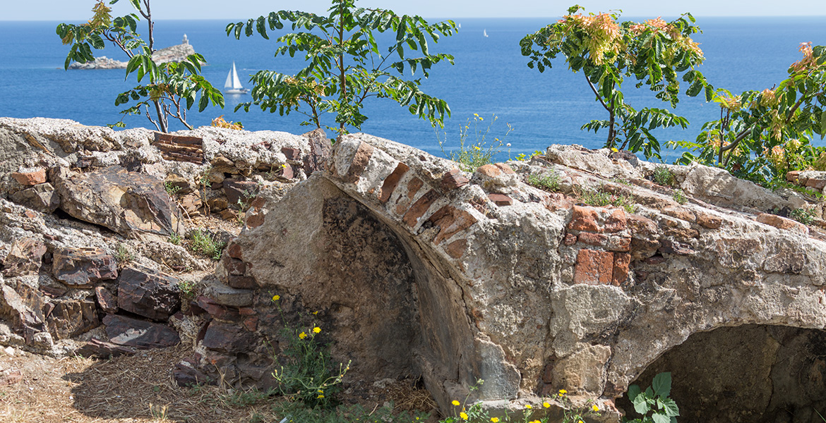 Portoferraio Elba Island - the journey of patrol between Forte Stella and Forte Falcone