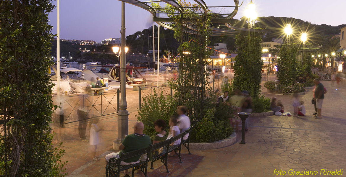 Elba Island, Porto Azzurro, Italy, Toscana, mediterranean sea, evening, harbor, family holiday