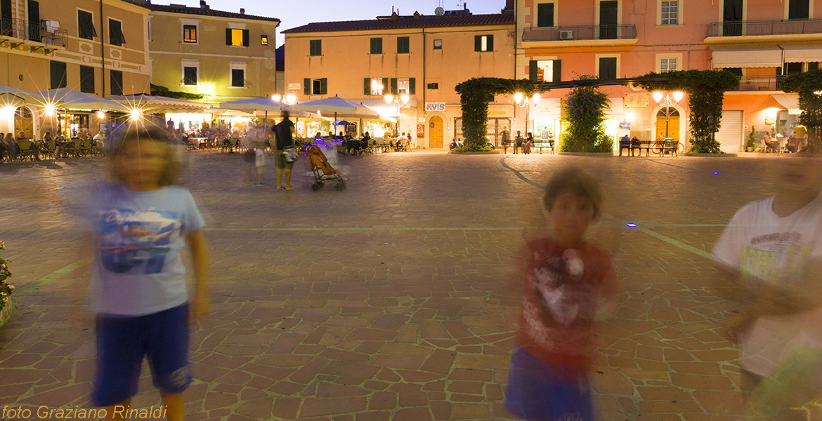 Elba Island, Porto Azzurro, Italy, Toscana, mediterranean sea, night, summer holiday